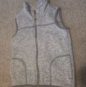 EUC Heather Grey Vest Boys